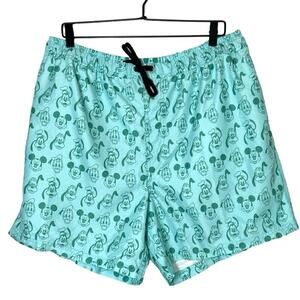 Mickey Mouse Men's Swim Shorts - Green